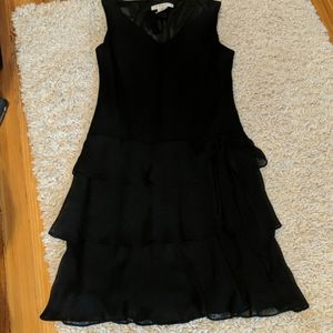 Evan Picone black sleeveless dress